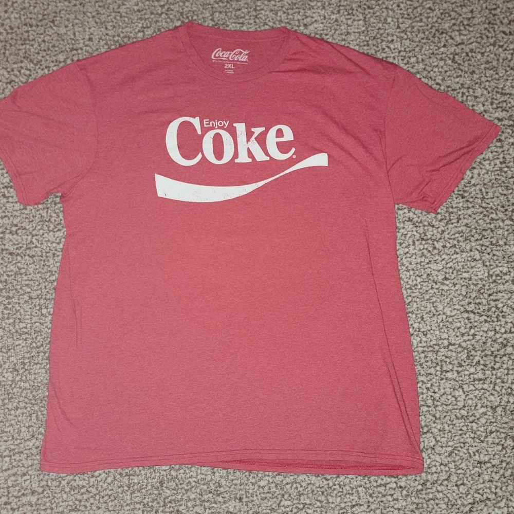 2X Coca Cola Soft Tee Shirt.